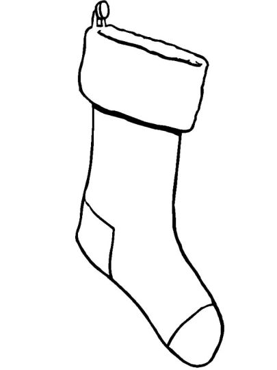 Christmas Stocking Coloring Pages - Part 4